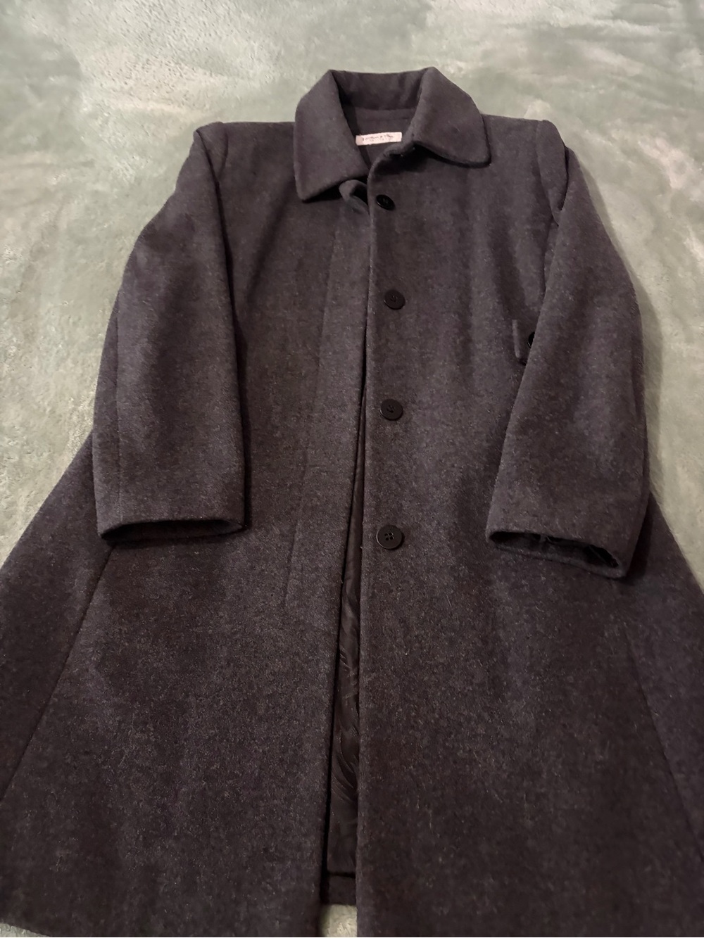 Preston & York Women's Charcoal Gray Pea Coat